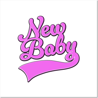 New Baby logo Posters and Art